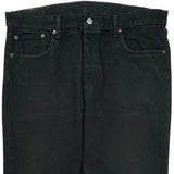 501 Levis Jeans - 38W 31L Black Cotton