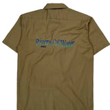 Rivers Of Water Dickies Short Sleeve Shirt - Medium Khaki Polyester Blend