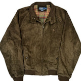 Polo By Ralph Lauren Suede Jacket - Large Brown Leather