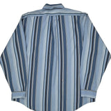 Ralph Lauren Striped Shirt - XL Blue Cotton