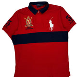 Polo Summer Classic Ralph Lauren Striped Polo Shirt - Large Navy Cotton