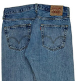 Levis Jeans - 33W 32L Blue Cotton