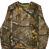 Realtree Camo Henley Long Sleeve T-Shirt - 2XL Camo Cotton Blend
