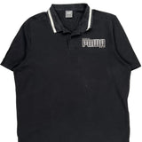 Puma Polo Shirt - XL Black Cotton