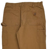 Carhartt Carpenter Trousers - 35W 34L Brown Cotton