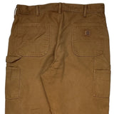 Carhartt Carpenter Pants - 36W 32L Brown Cotton