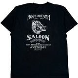 Hogs Breath Saloon Fruit Of The Loom Single Stitch T-Shirt - XL Black Cotton