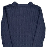 Age 7 Polo By Ralph Lauren Cardigan - Small Navy Cotton