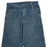 Mishka Nyc Denim Shorts - 36W 14L Blue Denim