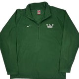 Nike 1/4 Zip - XL Green Polyester