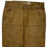 Carhartt Double Knee Carpenter Trousers - 32W 30L Brown Cotton
