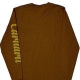 Carhartt Long Sleeve T-Shirt - Small Brown Cotton
