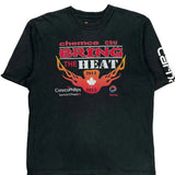 Bring The Heat Carhartt Graphic T-Shirt - Medium Black Cotton
