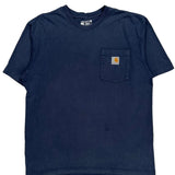 Carhartt T-Shirt - Medium Blue Cotton