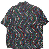 Kings Road Striped Short Sleeve Shirt - 2XL Multicoloured Polyester