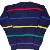 Gant Striped Sweater - Medium Navy Cotton