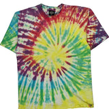 Alstyle Tie-Dye T-Shirt - Medium Multicoloured Cotton