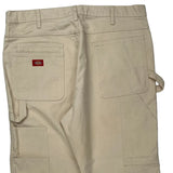 Dickies Carpenter Trousers - 38W 30L Beige Cotton
