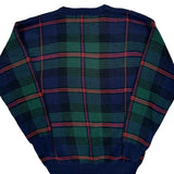 Mens Casuals Checked Sweater - Medium Multicoloured Wool Blend