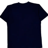 Reebok Single Stitch T-Shirt - Large Navy Cotton