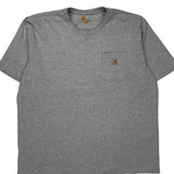 Carhartt T-Shirt - 2XL Grey Cotton