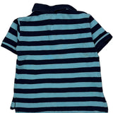Age 3 Polo By Ralph Lauren Striped Polo Shirt - 2XS Blue Cotton