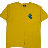 Youth Santa Cruz Graphic T-Shirt - XL Yellow Cotton