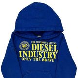 Age 4 Diesel Hoodie - XS Blue Cotton