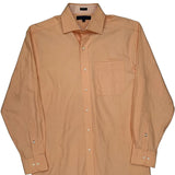 Tommy Hilfiger Shirt - Medium Orange Cotton