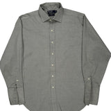 Philip Polo By Ralph Lauren Shirt - Large Gray Cotton