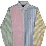 Ralph Lauren Striped Shirt - Medium Multicoloured Cotton
