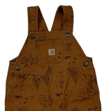 Age 2 Carhartt Overalls - 2XS Brown Cotton