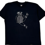 District Heights Screen Stars Single Stitch T-Shirt - 2XL Black Cotton Blend