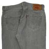 Levis 501 Jeans - 36W 31L Gray Cotton