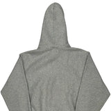 Vintage Champion Hoodie - Medium Grey Cotton Blend