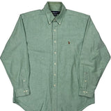 Yarmouth Ralph Lauren Shirt - Large Green Cotton