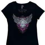 Alligator Alley Harley Davidson Graphic T-Shirt - XL Black Cotton