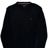 Tommy Hilfiger Sweater - Large Black Cotton