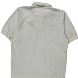 Nike Polo Shirt - Medium White Cotton