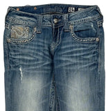Kids Unbranded Jeans - 24W 23L Blue Cotton