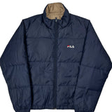 Fila Puffer - Large Navy Polyester