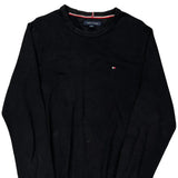 Tommy Hilfiger Sweater - Large Black Cotton
