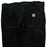 Carhartt Carpenter Trousers - 36W 32L Black Cotton
