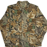 US Army Camo Field Jacket - Large Camo Cotton