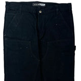 Carhartt Double Knee Carpenter Trousers - 36W 34L Black Cotton