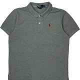 Polo By Ralph Lauren Polo Shirt - Large Grey Cotton