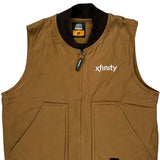 Berne Gilet - Medium Brown Cotton