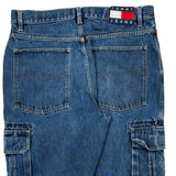 Tommy Jeans Cargo Trousers - 36W 30L Blue Denim