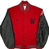 Fond Du Lac Bears Hockey Rennoc College Varsity Jacket - Large Red Wool Blend