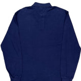 Polo By Ralph Lauren Long Sleeve Polo Shirt - Large Blue Cotton